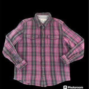 Outerknown Blanket Shirt Flannel Mens XL Long Sleeve Button Down